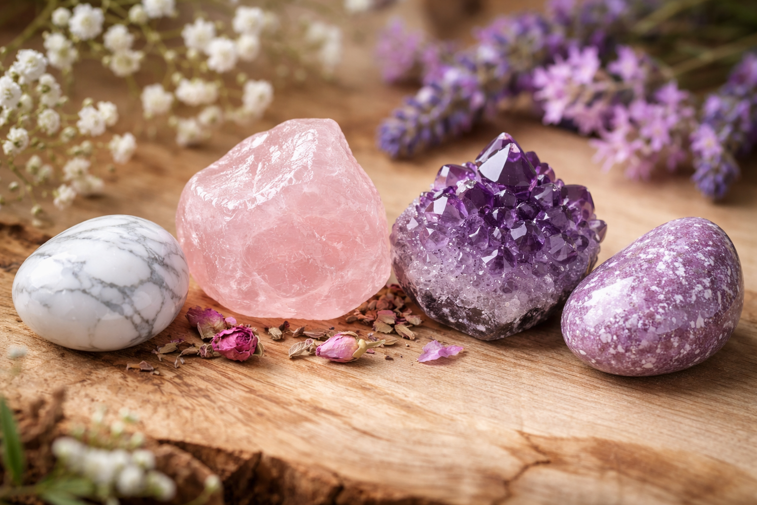 cristalli giusti per ridurre ansia e stress